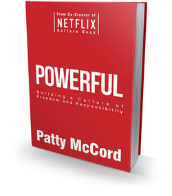 Powerful book cover by patty McCord
